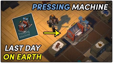 pressing machine last day on earth|Rubber .